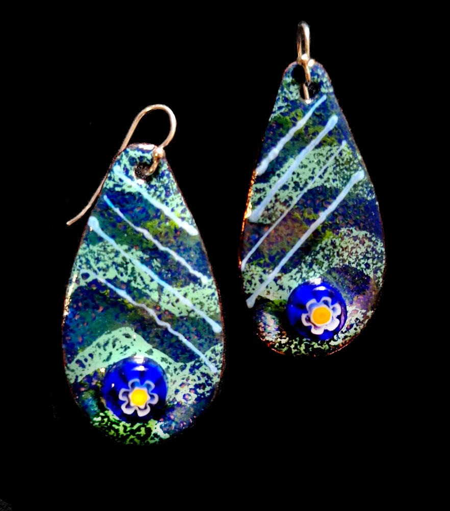 Image of Millefiori Earrings 2