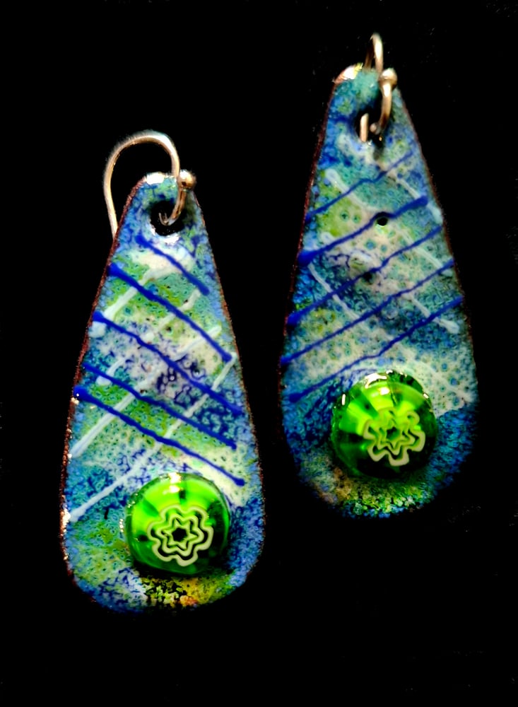 Image of Millefiori Earrings 3