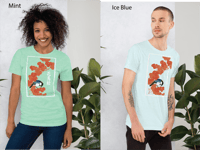 Image 3 of Japanese Block Print Bird and Flower