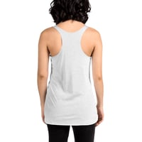 Image 3 of Speaker DEEP women's racerback tank - available in black, purple, red, grey, or white