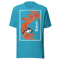 Image 1 of Japanese Block Print Bird and Flower