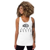 Image 3 of  Eye Love House Music Tank - available Black & White