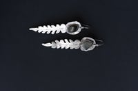 Image 2 of Jade Fern Silver Earrings