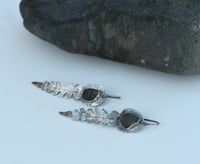 Image 3 of Jade Fern Silver Earrings