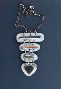 Image 2 of Jade Talisman  Silver Necklace