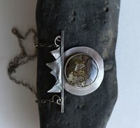 Image 2 of Mountains to Climb Silver Agate Necklace