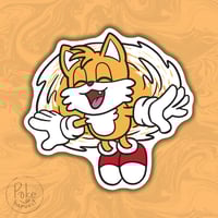 Flying Tails Sticker - 3"