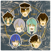 Shin Megami Tensei Protagonist Stickers [PRE-ORDER]