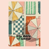 Image 2 of  Carte postale • Fifty shades of summer •