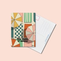 Image 3 of  Carte postale • Fifty shades of summer •