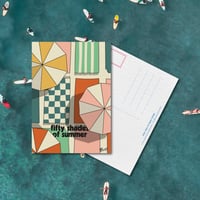 Image 1 of  Carte postale • Fifty shades of summer •