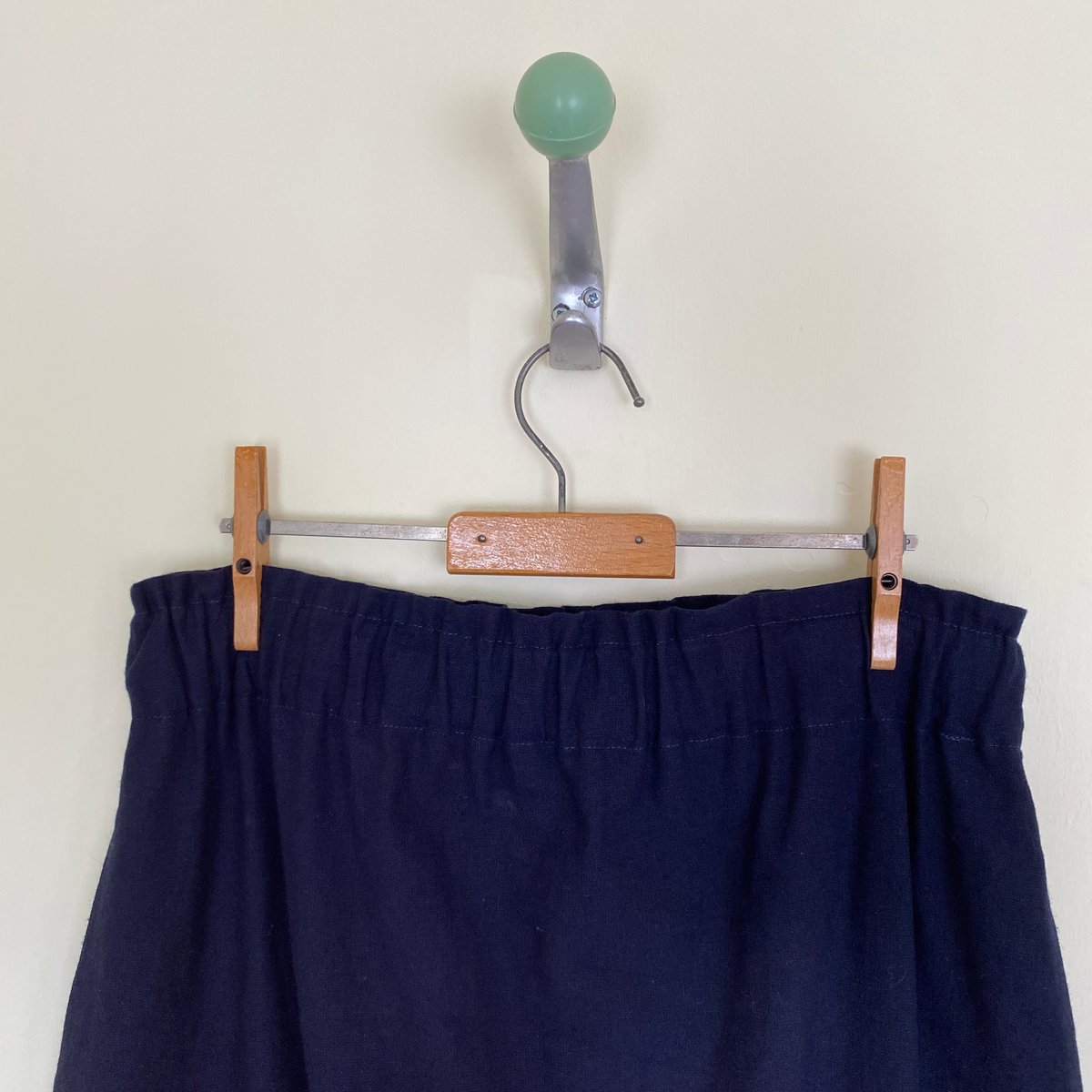 Image of Studio Linen/Cotton Wide Leg Trousers