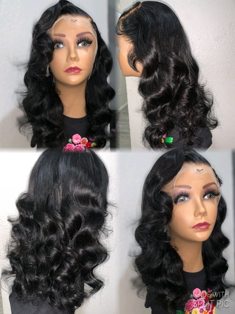 Image of 18 Inch HD Layered Body Wave Lace Frontal Wig 