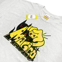 Image 2 of MAGICO X MAX SOLCA - "the cat" tee (light gray)