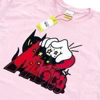 Image 2 of MAGICO X MAX SOLCA - "the cat" tee (pink)
