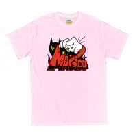 Image 1 of MAGICO X MAX SOLCA - "the cat" tee (pink)
