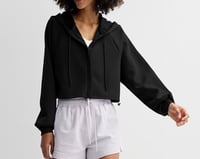 Image 1 of FLX - CROPPED ZIP-UP HOODIE