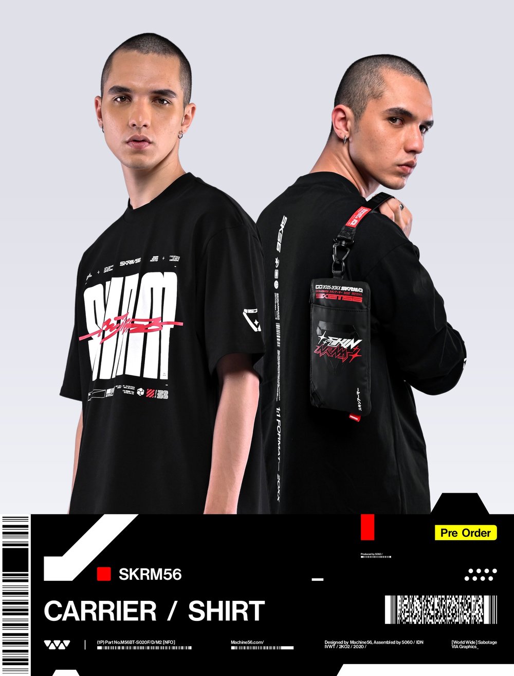 SKRM56-CARRIER/SHIRT