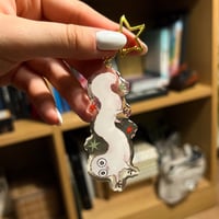Image 1 of Brushbug Glitter Epoxy Keychain | Witch Hat Atelier