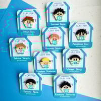 Image 3 of Button pins and clay pins