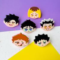 Image 2 of Button pins and clay pins