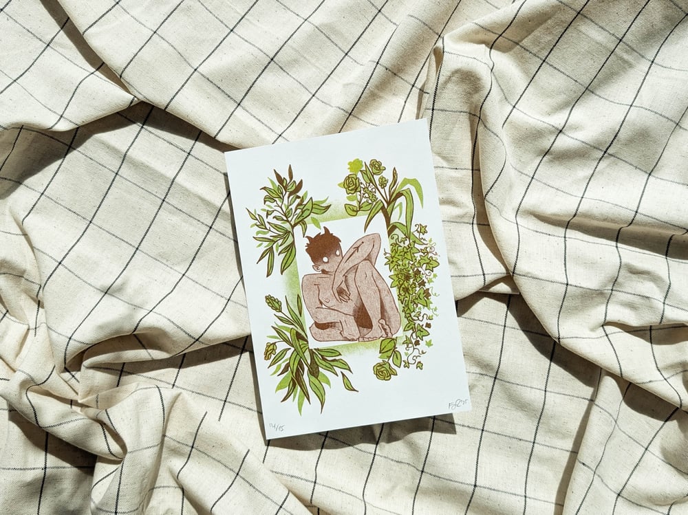 Image of Boxed In / Ivy – A5 RISO print