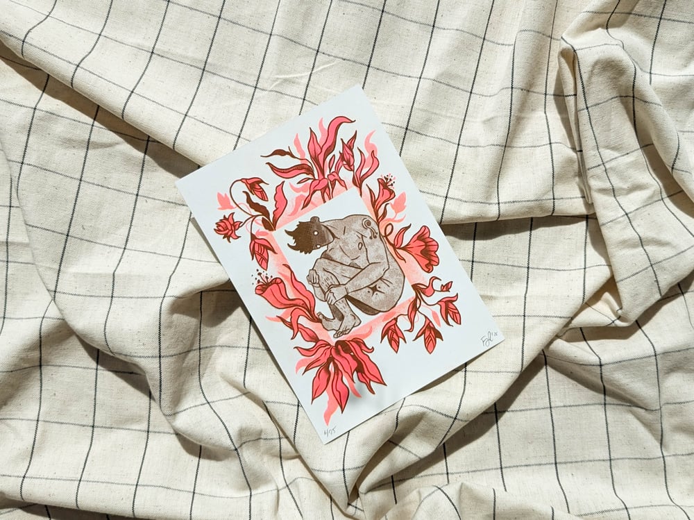 Image of Boxed In / Lily – A5 RISO print