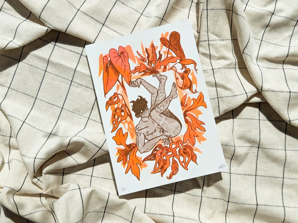 Image of Boxed In / Jungle – A5 RISO print