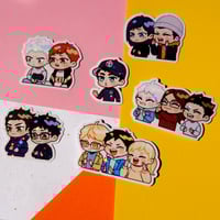 Image 1 of Cheering crowd stickers