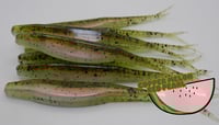 Image 3 of 5" Split Tail Jerk Bait (8pk) (Various Colors)