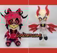 Image 1 of Alastor & Lucifer 20cm Plush Doll