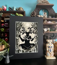 Image 1 of Cernunnos folklore giclee print