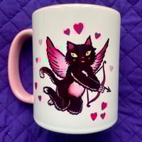 Image 1 of Lovecats Cupid Mug / Mug &amp; Coaster set