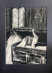 Image 2 of Legend of Mistletoe Bough folklore / folk horror giclée print