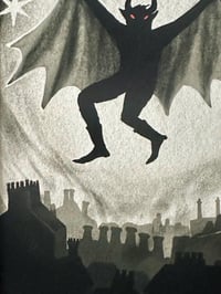 Image 2 of Spring-Heeled Jack, folklore folk horror giclee print