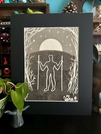 Image 2 of Long Man of Wilmington, folklore giclee print