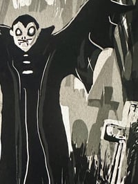 Image 2 of Highgate Vampire, folklore folkhorror giclee print