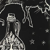 Image 2 of Witch Bottle, folkhorror folklore giclee print