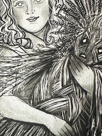 Image 2 of Corn Dolly, folklore giclee print