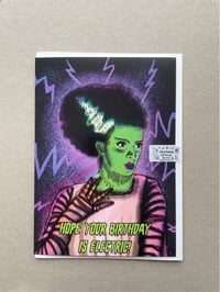 Image 2 of Electric! Bride of Frankenstein Card