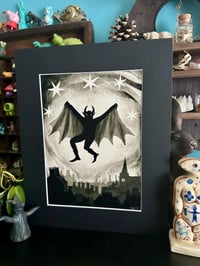 Image 3 of Spring-Heeled Jack, folklore folk horror giclee print