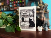 Image 3 of Screaming Skull - folklore blank greeting card