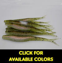 Image 1 of 5" Split Tail Jerk Bait (8pk) (Various Colors)
