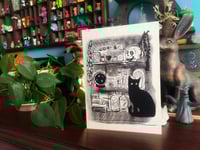 Image 4 of Screaming Skull - folklore blank greeting card