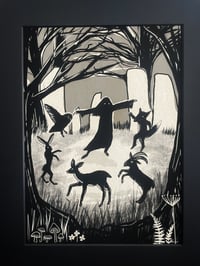 Image 1 of Standing Stones folklore / folk horror giclee print