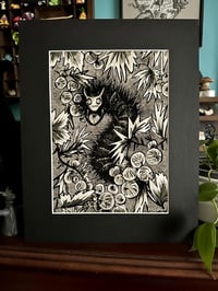 Image 4 of Gooseberry Wife folklore giclée mounted print