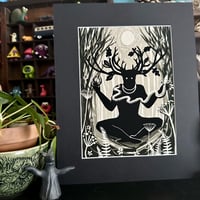Image 5 of Cernunnos folklore giclee print