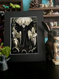 Image 5 of Highgate Vampire, folklore folkhorror giclee print
