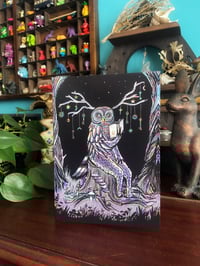 Image 5 of The Cosmic Owl - blank greeting card