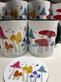 Image 5 of Magic Mushroom mugs / mug and coaster set